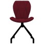 vidaXL Sillas de comedor 2 unidades cuero sintético rojo tinto vidaXL Sillas de comedor 2 unidades cuero sintético rojo tinto