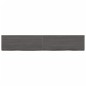 vidaXL Estante pared madera roble tratada marrón oscuro 160x30x(2-6)cm vidaXL Estante pared madera roble tratada marrón oscuro 160x30x(2-6)cm