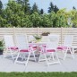 vidaXL Cojines para silla 6 unidades tela rosa 40x40x7 cm vidaXL Cojines para silla 6 unidades tela rosa 40x40x7 cm