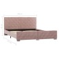 vidaXL Estructura de cama de terciopelo rosa 160x200 cm vidaXL Estructura de cama de terciopelo rosa 160x200 cm