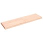 vidaXL Tablero de mesa madera maciza borde natural 140x40x(2-6) cm vidaXL Tablero de mesa madera maciza borde natural 140x40x(2-6) cm