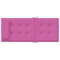 vidaXL Cojines de silla con respaldo alto 2 uds tela Oxford rosa vidaXL Cojines de silla con respaldo alto 2 uds tela Oxford rosa