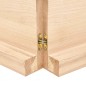 vidaXL Tablero de mesa madera maciza borde natural 200x60x(2-6) cm vidaXL Tablero de mesa madera maciza borde natural 200x60x(2-6) cm