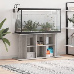 vidaXL Soporte para acuario madera ingeniería gris Sonoma 120x40x60 cm