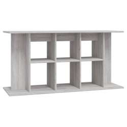 vidaXL Soporte para acuario madera ingeniería gris Sonoma 120x40x60 cm