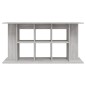 vidaXL Soporte para acuario madera ingeniería gris Sonoma 120x40x60 cm vidaXL Soporte para acuario madera ingeniería gris Sonoma 120x40x60 cm