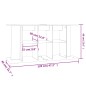 vidaXL Soporte para acuario madera ingeniería gris Sonoma 120x40x60 cm vidaXL Soporte para acuario madera ingeniería gris Sonoma 120x40x60 cm