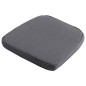 Madison Cojín de asiento silla de mimbre de jardín Panama gris 48x48cm Madison Cojín de asiento silla de mimbre de jardín Panama gris 48x48cm