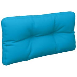 vidaXL Cojín para sofá de palets de tela azul 80x40x12 cm