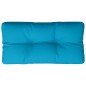 vidaXL Cojín para sofá de palets de tela azul 80x40x12 cm vidaXL Cojín para sofá de palets de tela azul 80x40x12 cm