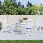 vidaXL Cojines silla jardín 4 uds tela a rayas azul y blanco 50x50x3cm vidaXL Cojines silla jardín 4 uds tela a rayas azul y blanco 50x50x3cm
