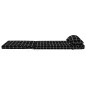 vidaXL Cojines para silla Adirondack 2 uds tela Oxford a cuadros negro vidaXL Cojines para silla Adirondack 2 uds tela Oxford a cuadros negro