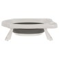 Bathroom Solutions Bañera para bebés plegable blanco y gris Bathroom Solutions Bañera para bebés plegable blanco y gris