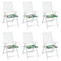 vidaXL Cojines para silla de jardín 6 uds tela multicolor 40x40x3 cm vidaXL Cojines para silla de jardín 6 uds tela multicolor 40x40x3 cm
