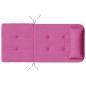 vidaXL Cojines para silla Adirondack 2 uds tela Oxford rosa