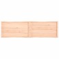 vidaXL Tablero de mesa madera maciza borde natural 220x60x(2-6) cm vidaXL Tablero de mesa madera maciza borde natural 220x60x(2-6) cm