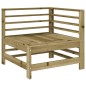 vidaXL Juego de muebles de jardín 7 pzas madera de pino impregnada vidaXL Juego de muebles de jardín 7 pzas madera de pino impregnada
