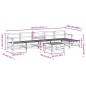 vidaXL Juego de muebles de jardín 7 piezas madera maciza de pino negro vidaXL Juego de muebles de jardín 7 piezas madera maciza de pino negro