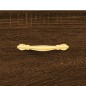 vidaXL Aparador alto madera contrachapada marrón roble 69,5x34x180 cm vidaXL Aparador alto madera contrachapada marrón roble 69,5x34x180 cm