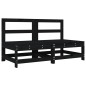 vidaXL Juego de muebles de jardín 8 piezas madera maciza de pino vidaXL Juego de muebles de jardín 8 piezas madera maciza de pino