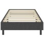vidaXL Estructura de cama Box Spring tela gris 100x200 cm vidaXL Estructura de cama Box Spring tela gris 100x200 cm