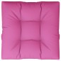 vidaXL Cojín para palés tela rosa 80x80x12 cm