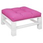 vidaXL Cojín para palés tela rosa 80x80x12 cm