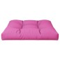 vidaXL Cojín para palés tela rosa 80x80x12 cm