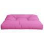 vidaXL Cojín para palés tela rosa 80x80x12 cm