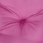 vidaXL Cojín para palés tela rosa 80x80x12 cm