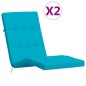 vidaXL Cojines para tumbona 2 uds tela Oxford turquesa vidaXL Cojines para tumbona 2 uds tela Oxford turquesa