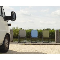 Travellife Silla de camping plegable compacta San Marino gris