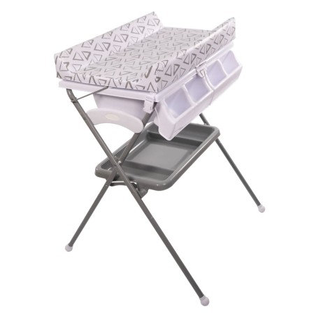 Bo Jungle Bañera de bebé plegable 2 en 1 Pennsylvania gris