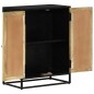 vidaXL Aparador con 2 puertas hierro y madera maciza mango 55x35x75 cm vidaXL Aparador con 2 puertas hierro y madera maciza mango 55x35x75 cm