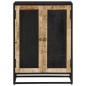 vidaXL Aparador con 2 puertas hierro y madera maciza mango 55x35x75 cm vidaXL Aparador con 2 puertas hierro y madera maciza mango 55x35x75 cm