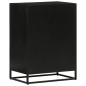 vidaXL Aparador con 2 puertas hierro y madera maciza mango 55x35x75 cm vidaXL Aparador con 2 puertas hierro y madera maciza mango 55x35x75 cm