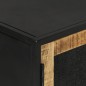 vidaXL Aparador con 2 puertas hierro y madera maciza mango 55x35x75 cm vidaXL Aparador con 2 puertas hierro y madera maciza mango 55x35x75 cm
