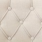 vidaXL Sillas de comedor 2 unidades de tela beige vidaXL Sillas de comedor 2 unidades de tela beige