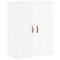 vidaXL Aparador alto madera contrachapada blanco brillo 69,5x34x180 cm vidaXL Aparador alto madera contrachapada blanco brillo 69,5x34x180 cm