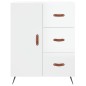 vidaXL Aparador alto madera contrachapada blanco brillo 69,5x34x180 cm vidaXL Aparador alto madera contrachapada blanco brillo 69,5x34x180 cm