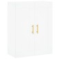 vidaXL Aparador alto madera contrachapada blanco 69,5x34x180 cm vidaXL Aparador alto madera contrachapada blanco 69,5x34x180 cm
