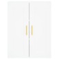 vidaXL Aparador alto madera contrachapada blanco 69,5x34x180 cm vidaXL Aparador alto madera contrachapada blanco 69,5x34x180 cm