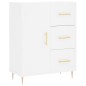 vidaXL Aparador alto madera contrachapada blanco 69,5x34x180 cm vidaXL Aparador alto madera contrachapada blanco 69,5x34x180 cm