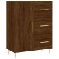 vidaXL Aparador alto madera contrachapada marrón roble 69,5x34x180 cm vidaXL Aparador alto madera contrachapada marrón roble 69,5x34x180 cm