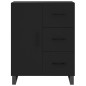vidaXL Aparador alto madera contrachapada negro 69,5x34x180 cm vidaXL Aparador alto madera contrachapada negro 69,5x34x180 cm