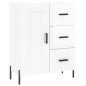vidaXL Aparador alto madera contrachapada blanco brillo 69,5x34x180 cm vidaXL Aparador alto madera contrachapada blanco brillo 69,5x34x180 cm