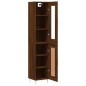 vidaXL Aparador alto madera contrachapada roble marrón 34,5x34x180 cm vidaXL Aparador alto madera contrachapada roble marrón 34,5x34x180 cm