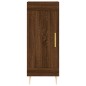 vidaXL Aparador alto madera contrachapada roble marrón 34,5x34x180 cm vidaXL Aparador alto madera contrachapada roble marrón 34,5x34x180 cm