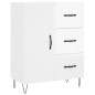 vidaXL Aparador alto madera contrachapada blanco brillo 69,5x34x180 cm vidaXL Aparador alto madera contrachapada blanco brillo 69,5x34x180 cm