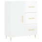 vidaXL Aparador alto madera contrachapada blanco brillo 69,5x34x180 cm vidaXL Aparador alto madera contrachapada blanco brillo 69,5x34x180 cm